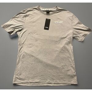 New Oakley Sunglasses Short Sleeve T-shirt Vintage VTG Y2K Logo Gray NWT XL JBHS